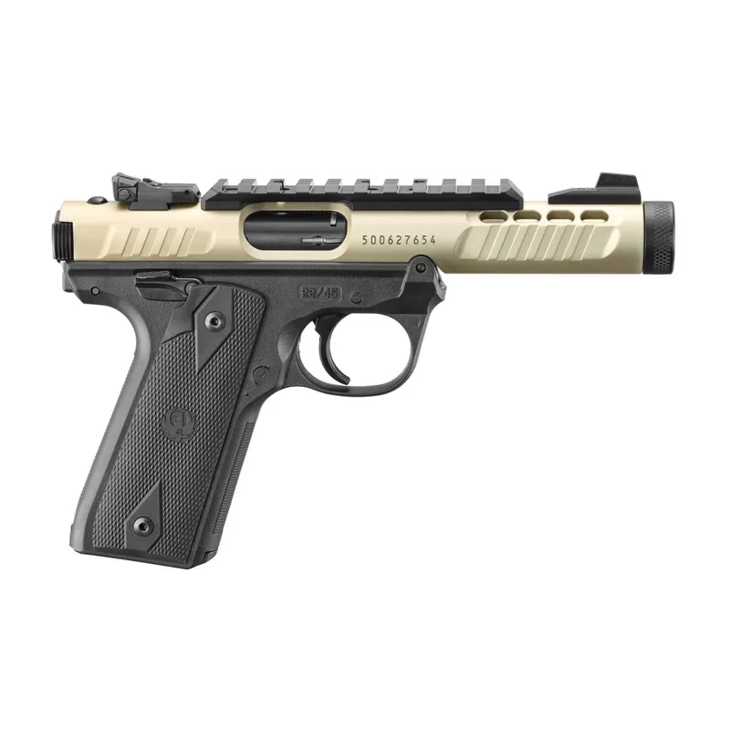 Ruger Mark IV 22/45 Lite 22 LR Rimfire Pistol 4.40" Champagne Anodized 43955