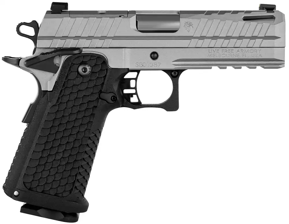 Live Free Armory Apollo 11 Compact 9mm Pistol 17+1 4.15" Stainless Match Grade Barrel LFAPF812076