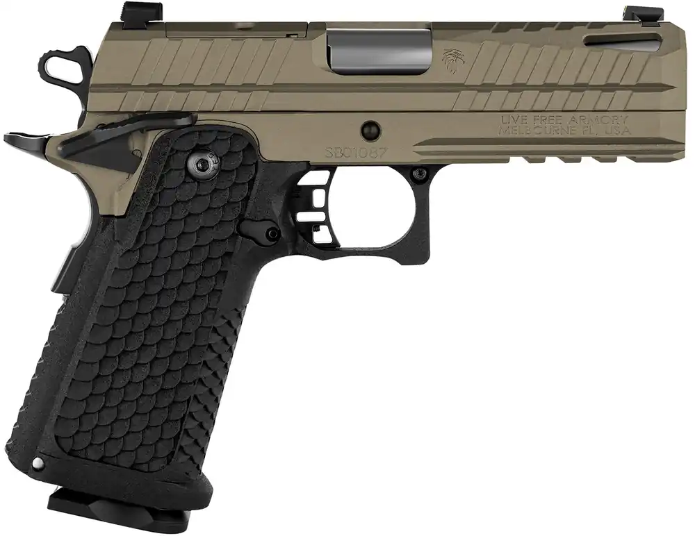 Live Free Armory Apollo 11 Compact Kit 9mm Pistol 17+1 4.15" Stainless LFAPF712086