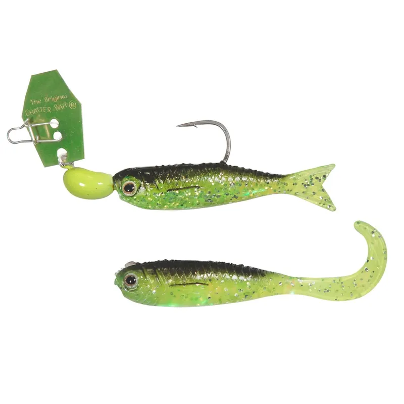 Z-Man Flashback Mini - 1/8 oz. Chartreuse/Rainbow