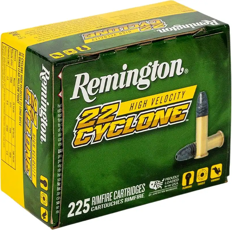 Remington Ammunition Cyclone .22 LR Ammo 36 gr Lead Hollow Point 225 Rounds R21261