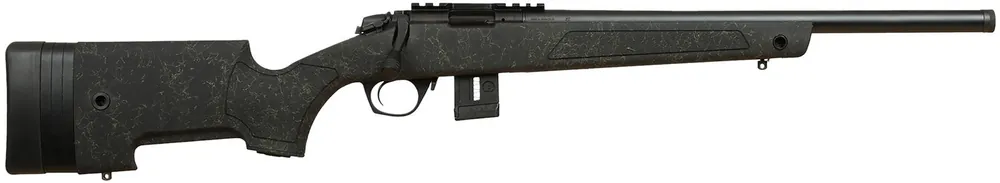Bergara Rifles BMR-X 22 LR Rifle 18" Black/Green Webbing BMR007