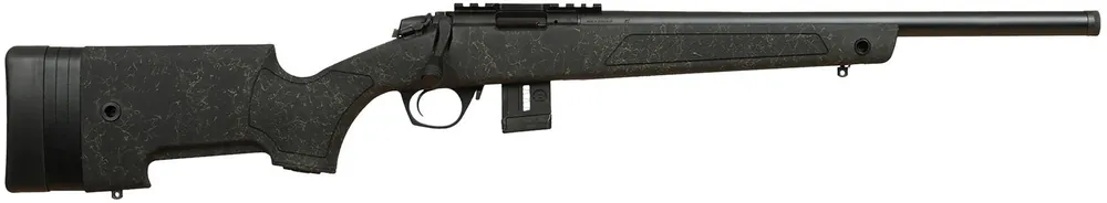 Bergara Rifles BMR-X 22 Winchester Magnum Rimfire Rifle 18" Green/Black Webbing BMR009