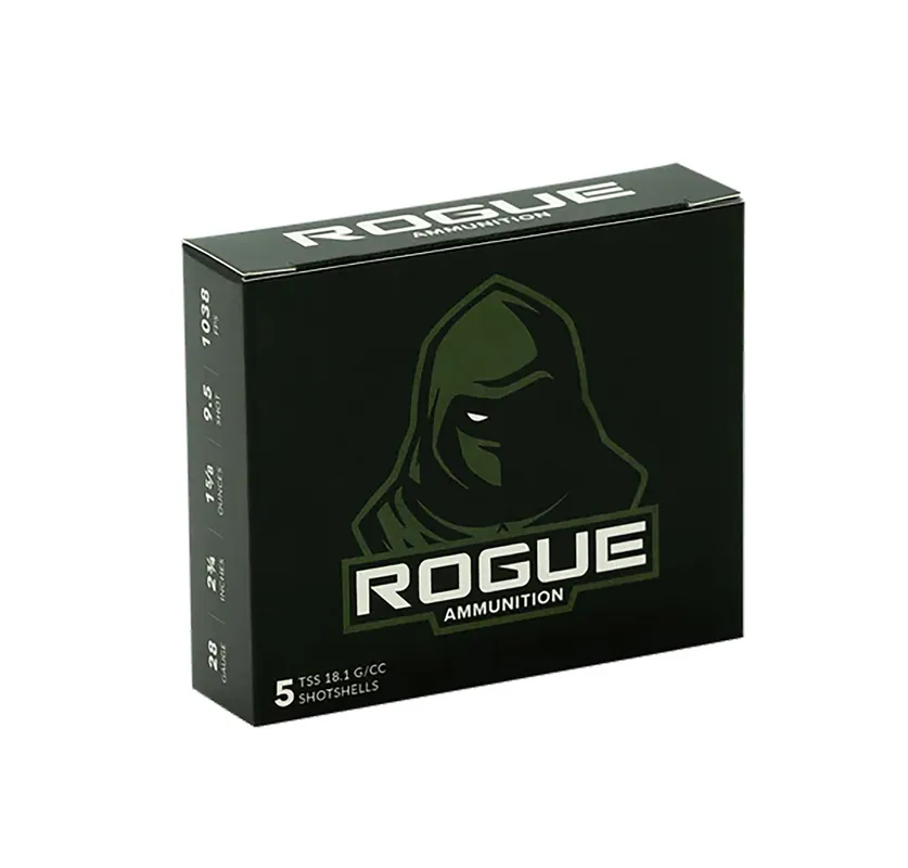 Rogue Ammunition Rogue 28 Gauge 2.75" 1 5/8 oz 9.5 Shot 5 Rounds RA-TSS-28-234-158-9