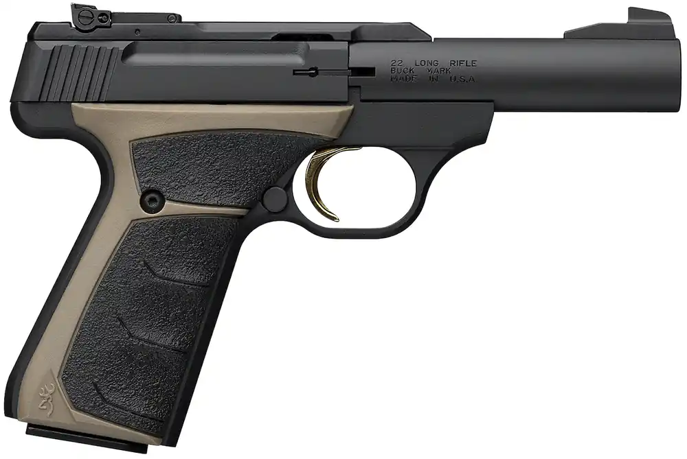 Browning Buck Mark Micro Bull 22 LR Pistol 4" Black/FDE 051603490