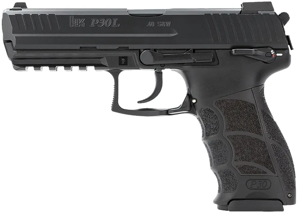 HK P30L V3 40 S&W Pistol 4.45" Black 81001095