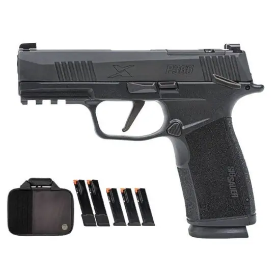 Sig Sauer P365 XMacro w/Safety Tac Pro Package 9mm Pistol 3.7" Black 365XCA9BXR3MSTACPRO