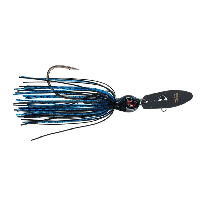SPRO Cover Jumper Vibrating Jig - 1/2 oz. Black/Blue
