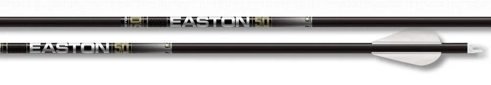 Easton Archery Easton 5.0 250 Arrows 5mm Halfouts 6 Pack Black 802038
