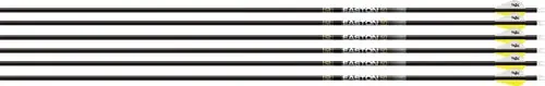 Easton Archery Easton 5.0 340 Arrows 2" Blazer Halfouts 6PK Black 102046
