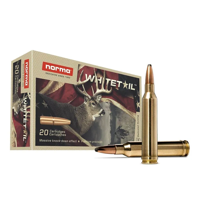 Norma Whitetail 7mm Remington Magnum Ammo 150 Grain Pointed Soft Point 20 Rounds 20171512
