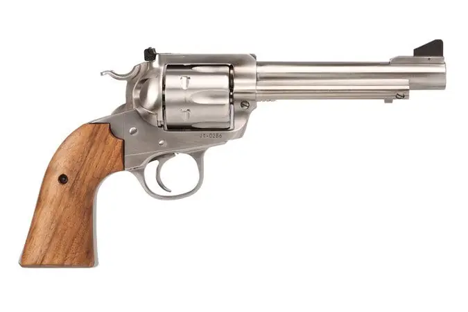 Ruger Bisley Flattop 45 ACP/45 Colt Revolver 45 5.5" SS/WD John Taffin PPP 5260
