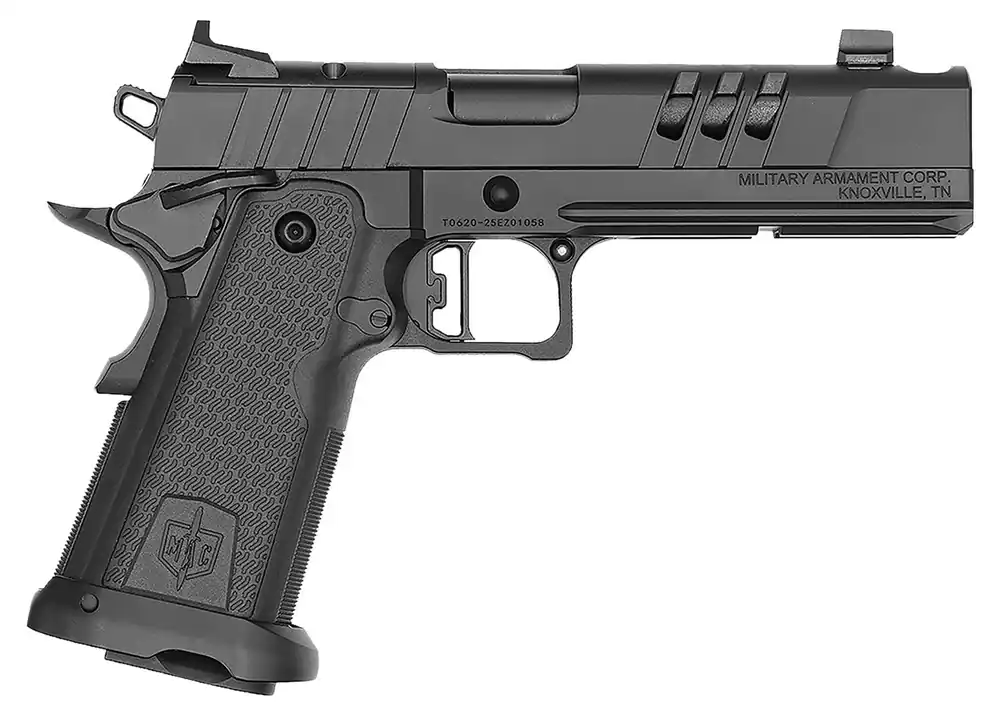 MAC 9 DS-D Comp 9mm Luger Pistol 5" Black 12500016