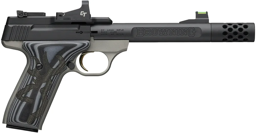 Browning Buck Mark Plus w/Optic 22 LR Pistol 5.10" Matte Blued 051599490