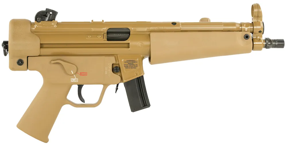 HK SP5 RAL8000 9mmx19 Pistol 8.86" Flat Dark Earth 81001079