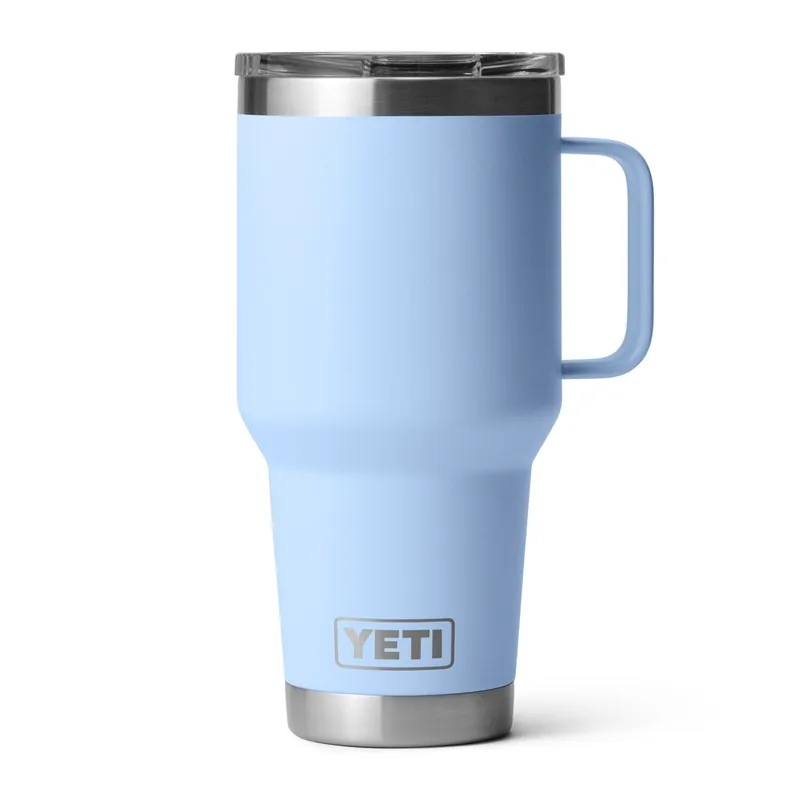 YETI Rambler 30 oz. Travel Mug w/Stronghold Lid - Big Sky Blue