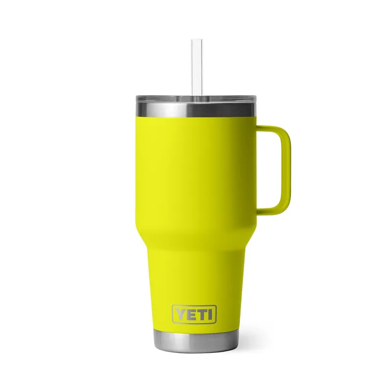 YETI Rambler 35 oz. Mug w/Straw - Firefly Yellow