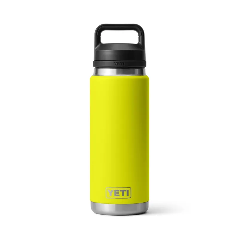 YETI Rambler 26 oz. Bottle w/Chug Cap - Firefly Yellow