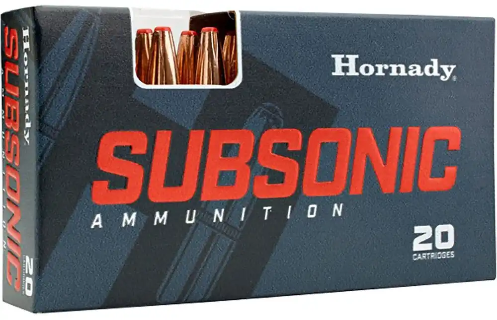Hornady Subsonic .338 ARC Ammo 307 gr Sub-X 20 Rounds 82272