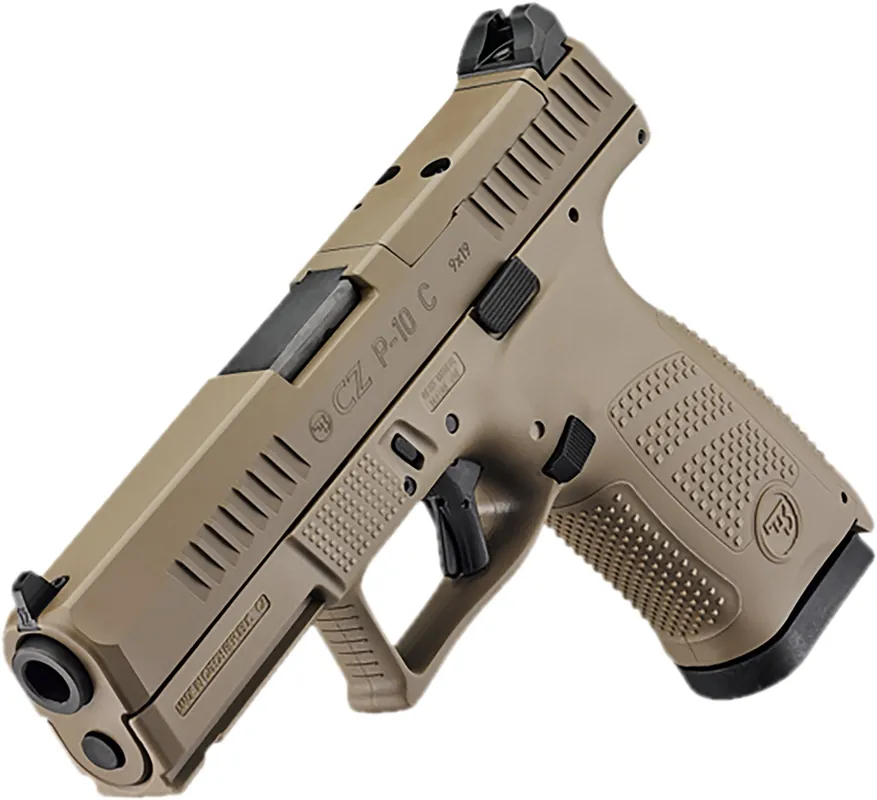 CZ-USA P-10 C 9mm Pistol 4.02" Black with FDE 91577