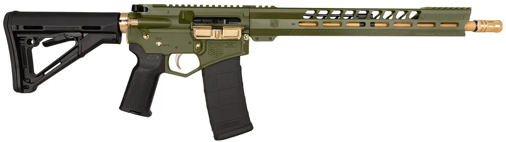 Diamondback DB15 5.56 NATO Tactical Rifle 16" Green/Gold DB175AK801