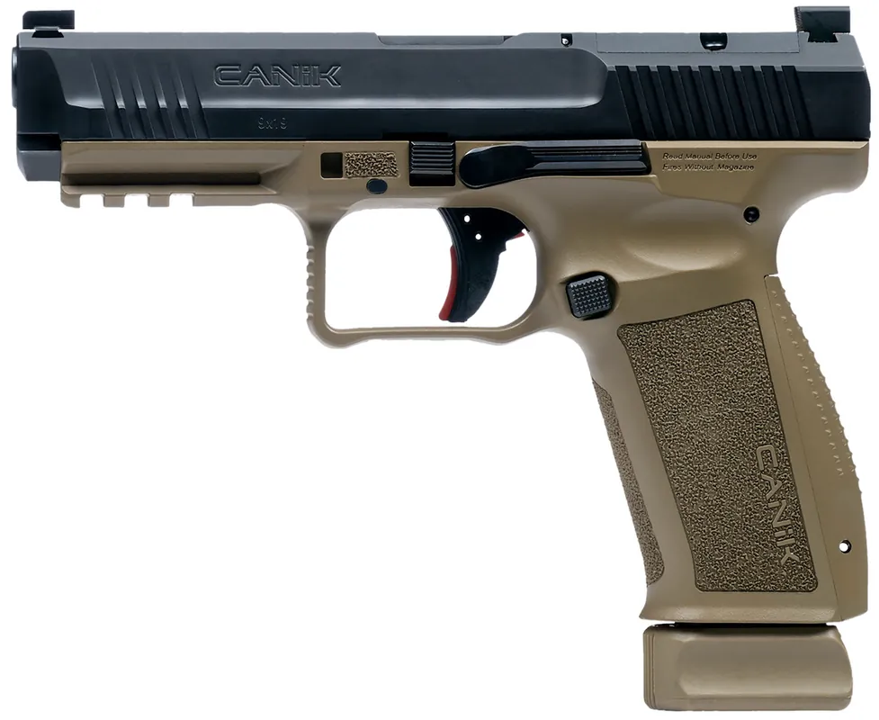 Canik Mete SFT 9mm Luger Pistol 4.46" Black/FDE HG6652N
