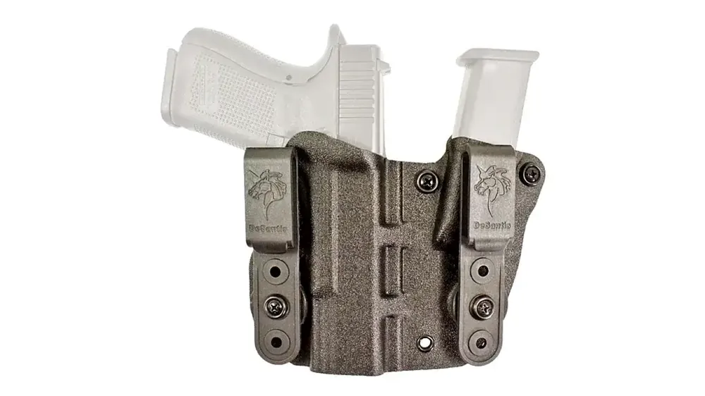 Desantis Pegasus Hidden Truth IWB Holster Glock 43/43X Appendix w/ Mag Pouch LH Black 160KB8BZ0