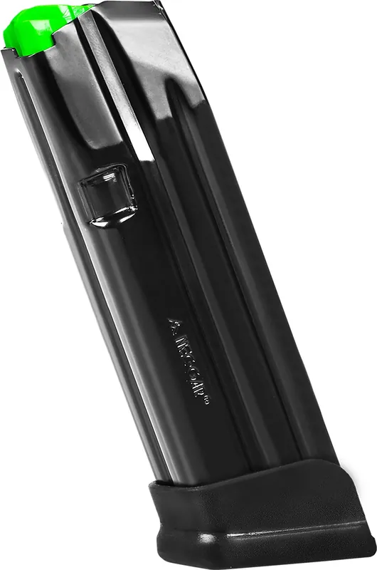 Mec-Gar 9mm 18 Round Magazine Fits Glock 19 Black Steel/Polymer MGG191800A