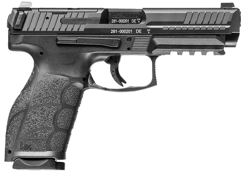 HK VP9A1 F 9mm Luger Pistol 4.53" Black 81001064