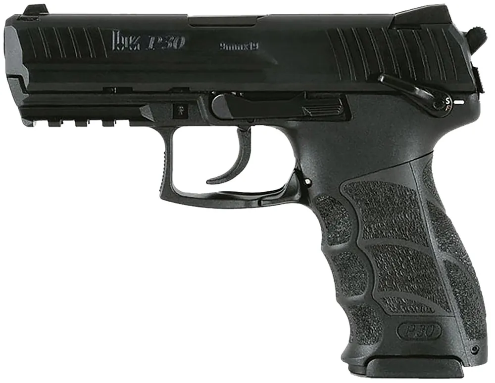 HK P30 V3 9mm Luger Pistol 3.85" Black 81001102
