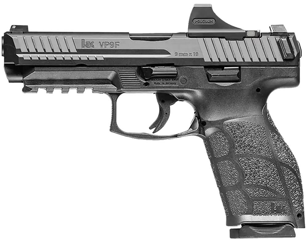 HK VP9A1 F w/Red Dot Full Size Frame 9mm Luger Pistol 20+1 4.53" 81001123