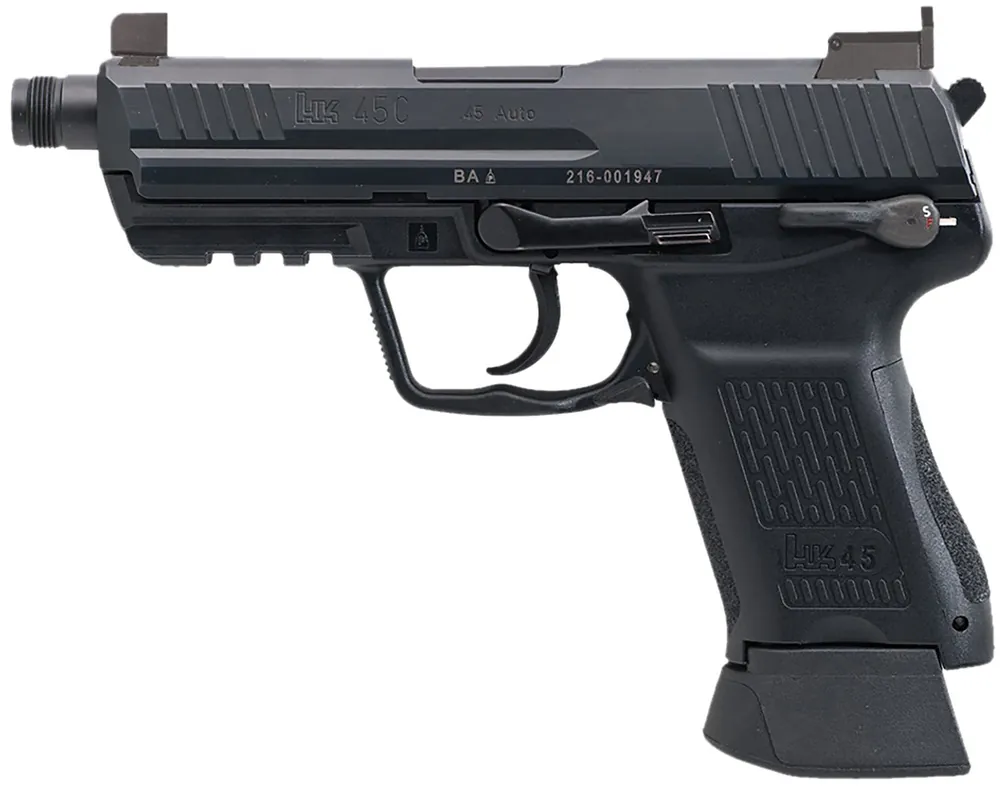 HK HK45CT Tactical V1 45 ACP Pistol 3.94" Black 81001115
