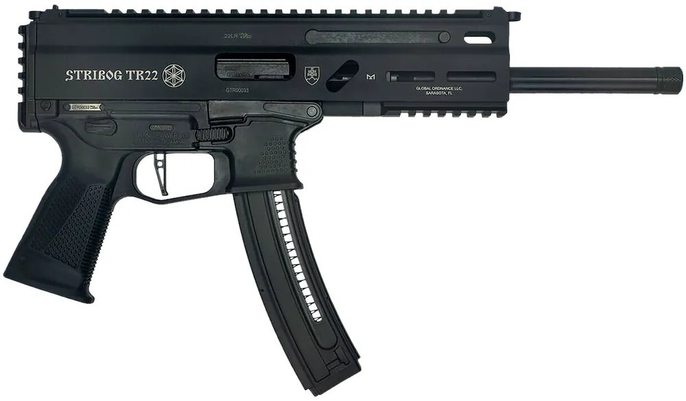 Grand Power TR22 Stribog 22 LR Pistol 8" Black 8588005808606