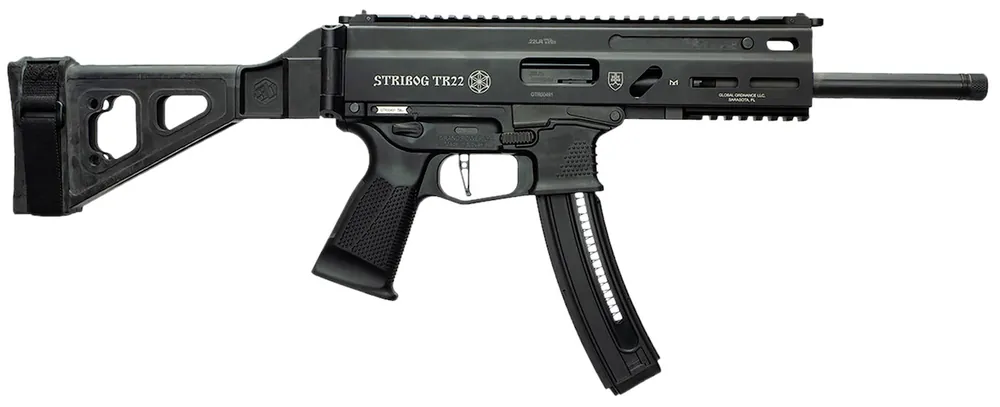 Grand Power TR22 Stribog 22 LR Pistol 8" Black 197892004817