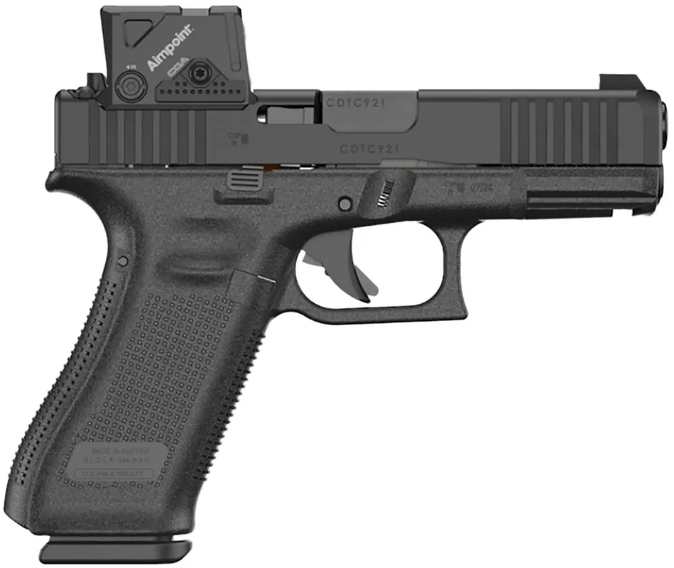 Glock G45 Gen5 MOS 9mm Luger Pistol 17+1 4.02" PA455SB03MOS8A3