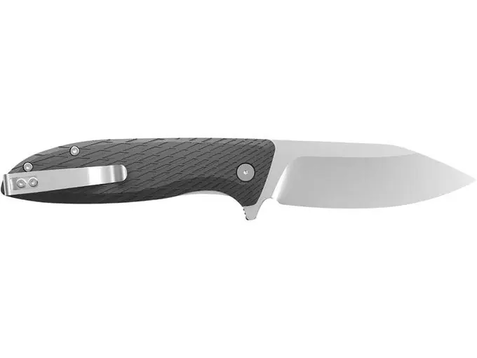 Outdoor Edge Brutus Pocket Knife 3.3" Drop Point 4Cr14MoV Gray Blade BR-1C