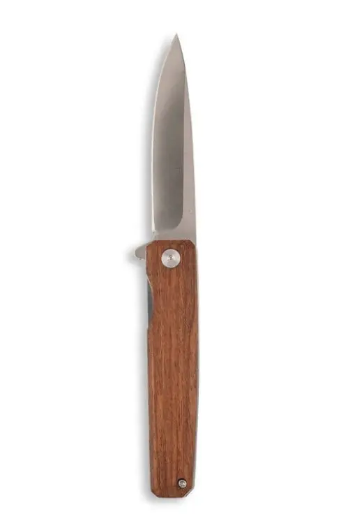 Outdoor Edge Peleus Non Razor Knife Folder 3" Wood/SS PL1C