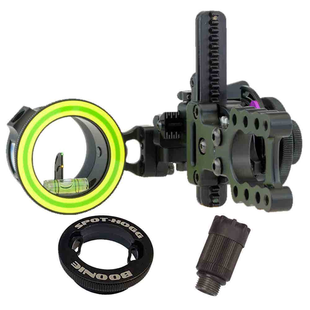 Spot Hogg Boonie Hard Mount 2 Pin Sight .010" RH Black BHM2RH10