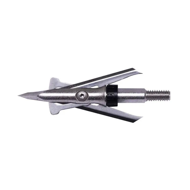 Rage Hypo 2 Broadhead 100 Grain 4 Pack Silver R60001