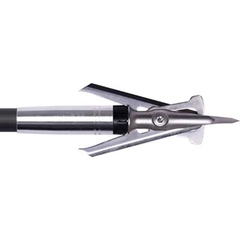 Rage Hypo 2 +P Series Broadhead 100 Grain 4 Pack Silver R60005