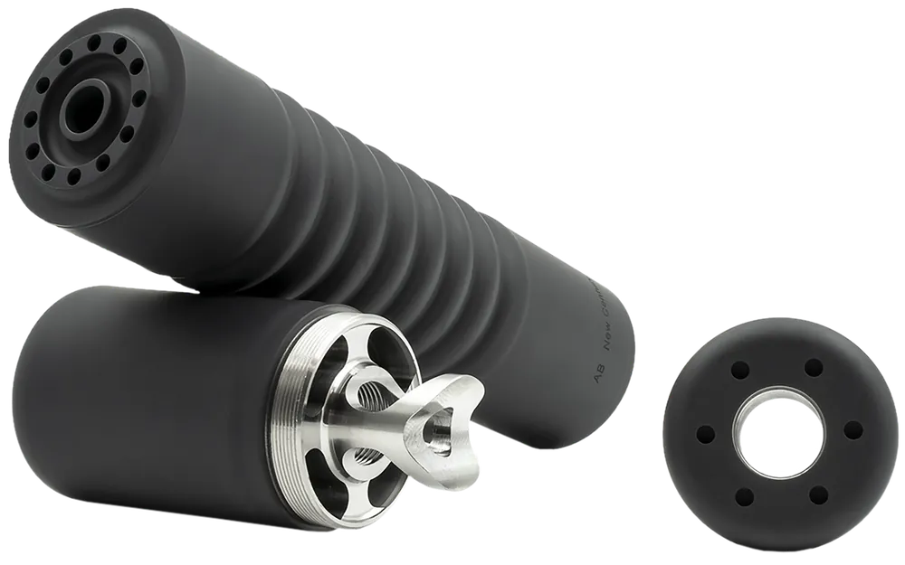 Ab Suppressor Raptor 7.62mm Suppressor 6.30" Black Titanium F22-78-BB