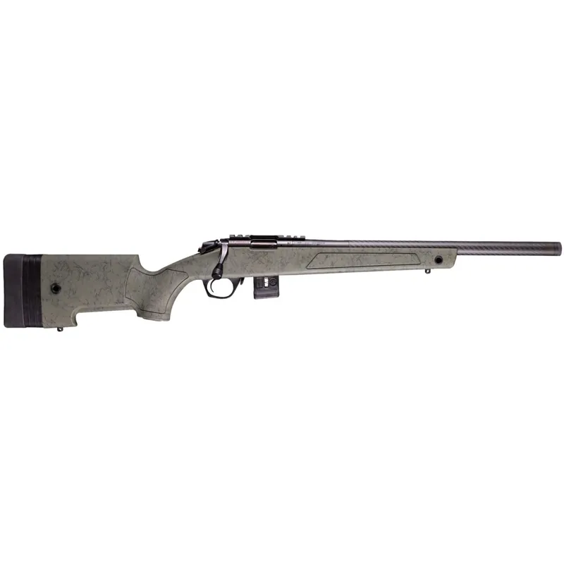 Bergara BMR-X Carbon Fiber 22 WMR Rifle 18" Green BMR010