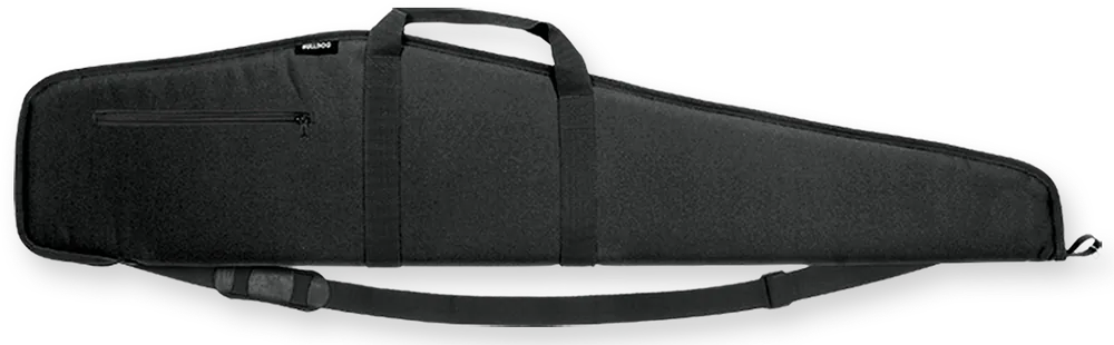 Bulldog Extreme Rifle Case 48 Black Water-Resistant Nylon Scoped Rifle"