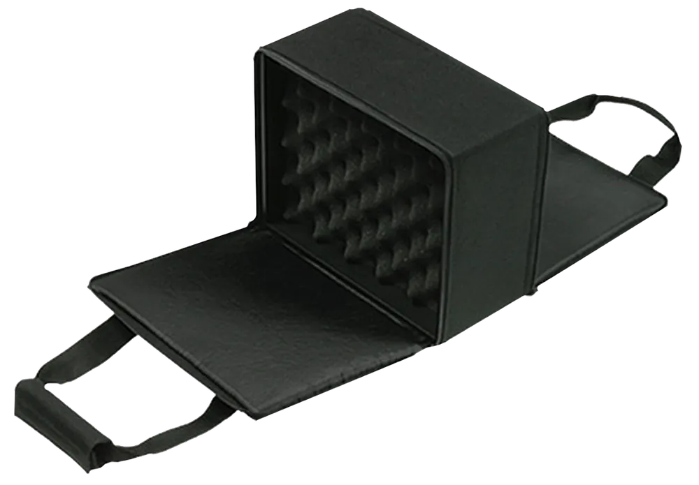 Bulldog Hard-Sided Pistol Case 11 Holds 4 Handguns Water-Resistant Black Nylon"