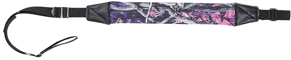 Bulldog Deluxe Sling made of Muddy Girl Nylon with 1" W & Padded Design for Rifles