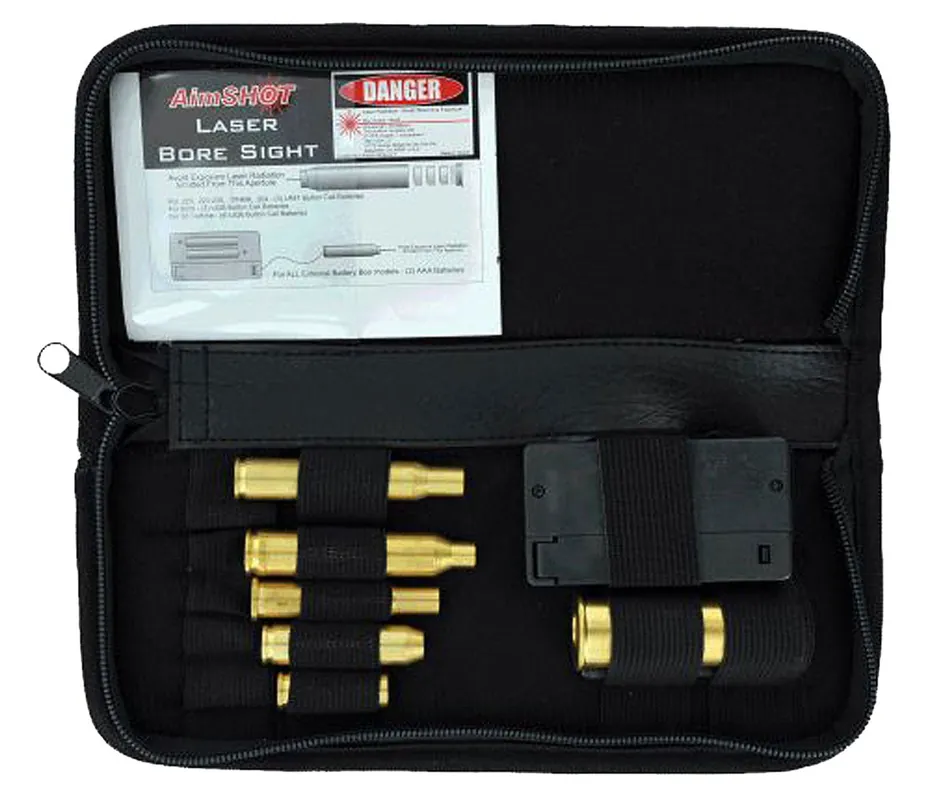 Aimshot Boresight Rifle Kit, Laser, Universal Rifle Calibers, Brass