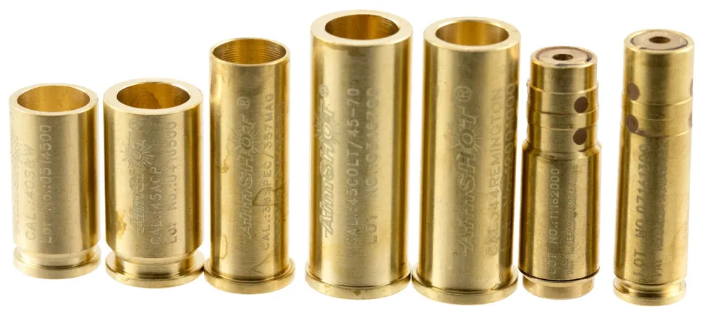 Aimshot Boresight Pistol Kit, Laser, Universal Pistol, Brass
