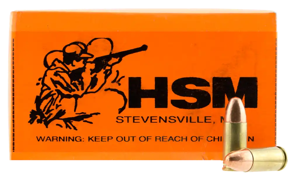 HSM Training 9mm Luger 124 gr Full Metal Jacket (FMJ) 50 Bx/ 20 Cs