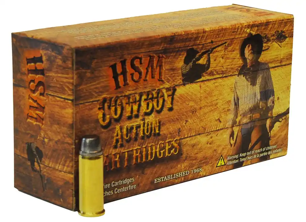 HSM Cowboy Action 38-55 Win. 240 Gr. Round Nose Flat Point 20/Box