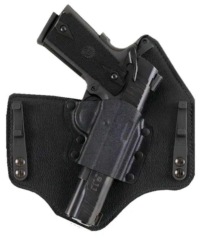 Galco KingTuk Deluxe Black Kydex Holster w/Leather Backing IWB fits Glock 42, 43 RH
